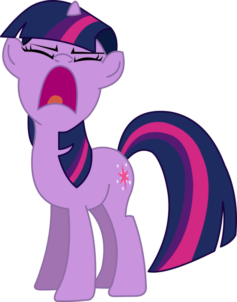 Twilight Sparkle Yell Vector By Stealth1139 - Twilight Sparkle Yelling (793x1008)