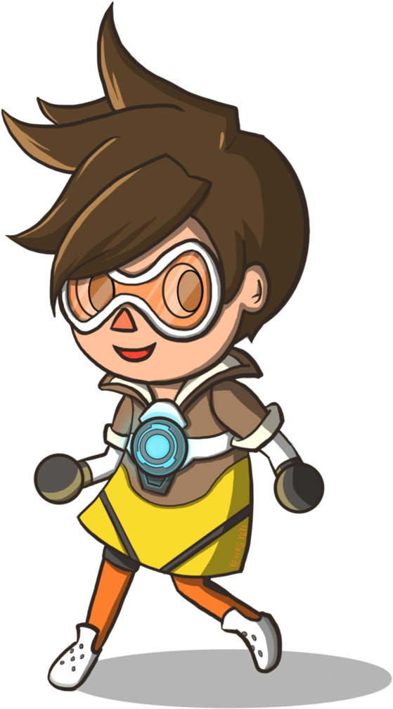 Tracer Villager By Yelling-yeti - Villager In Overwatch (752x1063)