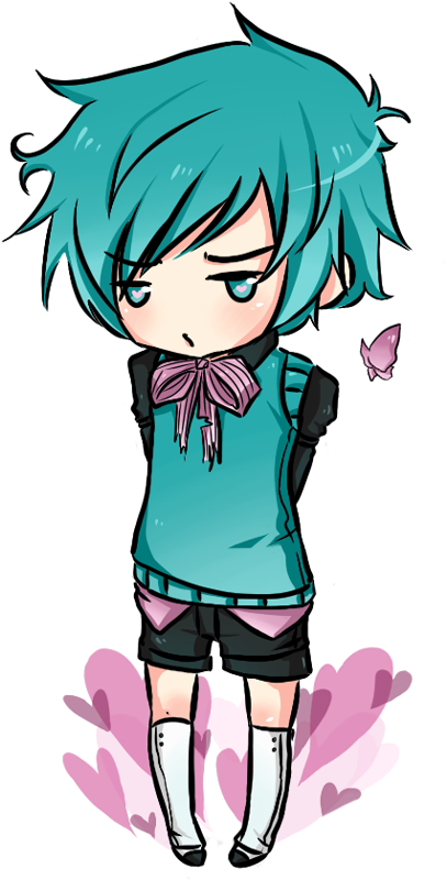 Chibi, Anime Boy, And Anime Boy Chibi Image - Chibi Anime Boy Hair (500x827)