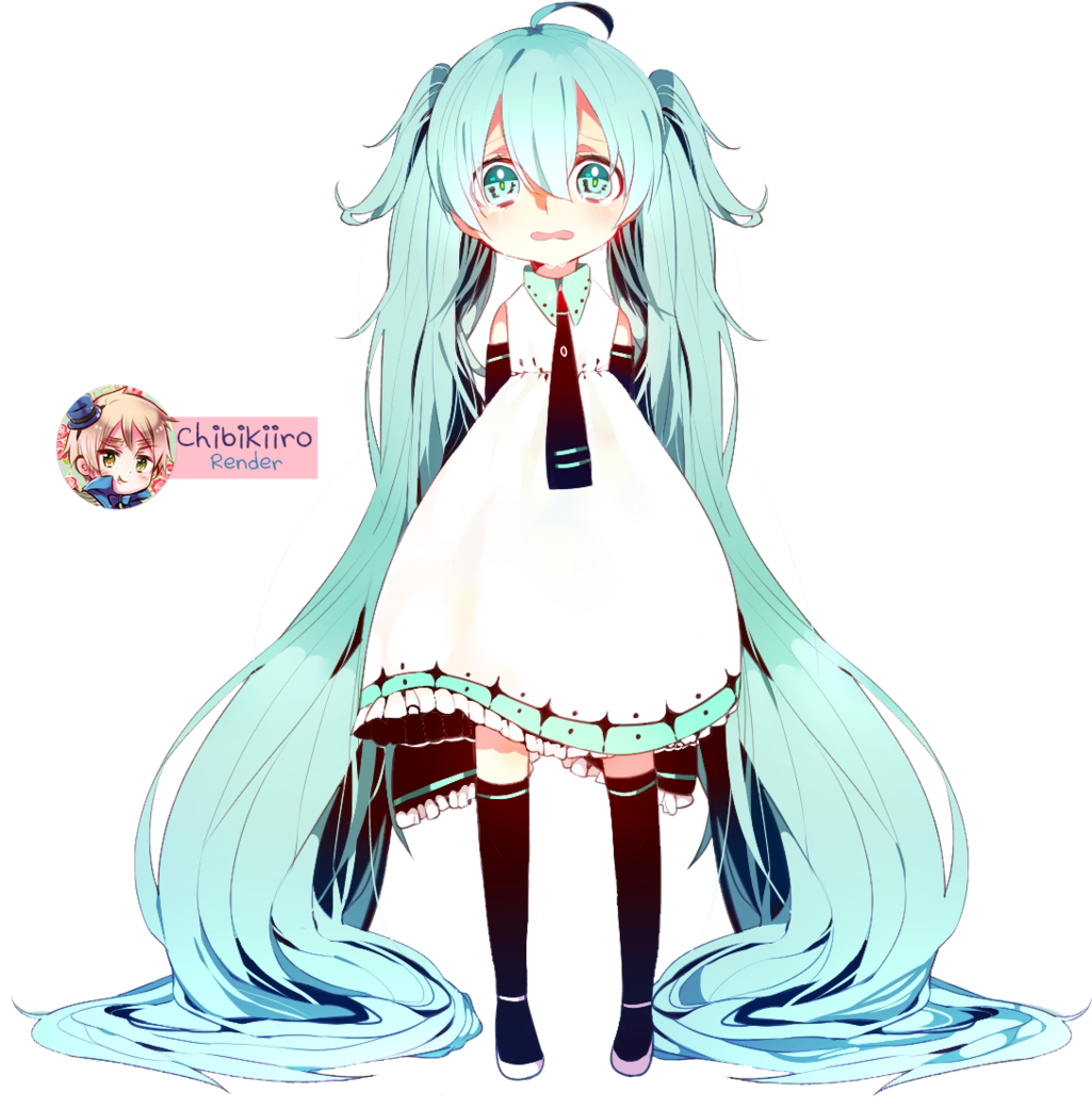 Hatsune Miku Chibi Render By Chibikiiro Hatsune Miku - Hatsune Miku Chibi Render (1024x1061)