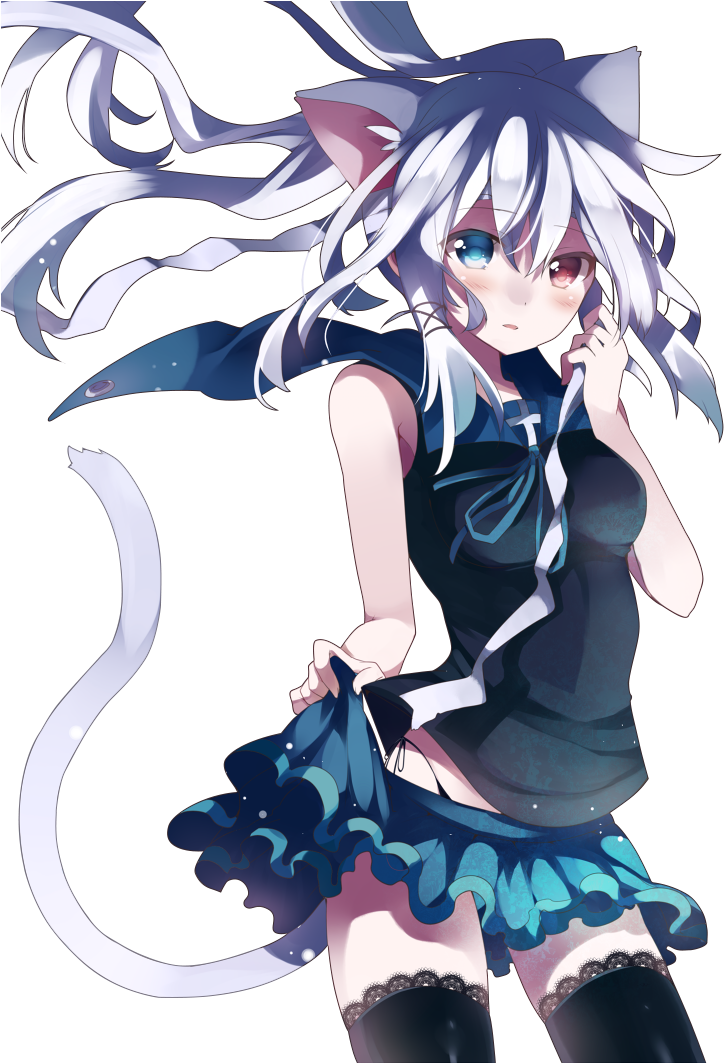 Anime Girl Neko Render (767x1062)