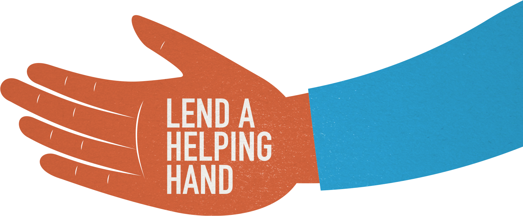 A Hand Clipart - Volunteer Hand Png (1921x948)