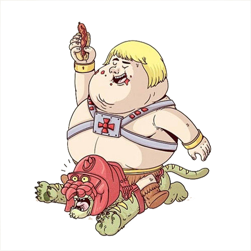 Deadpool Superhero Character Illustrator Illustration - Deadpool Superhero Character Illustrator Illustration (500x500)