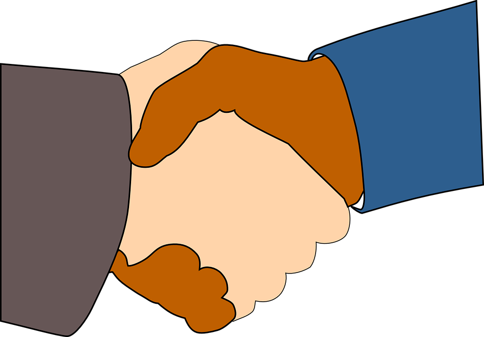 Shake Hand Clipart 15, Buy Clip Art - Gambar Jabat Tangan Animasi (960x669)