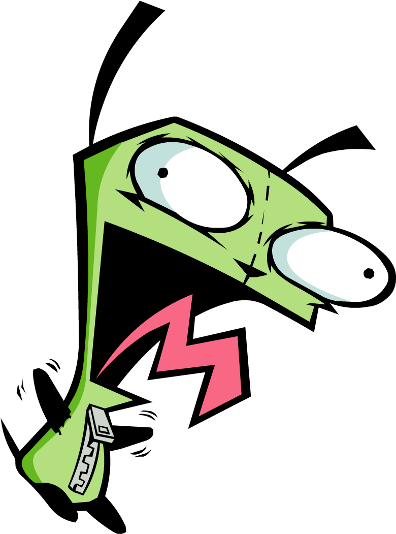 Crazy Gir - Invader Zim Gir Screaming (800x1071)