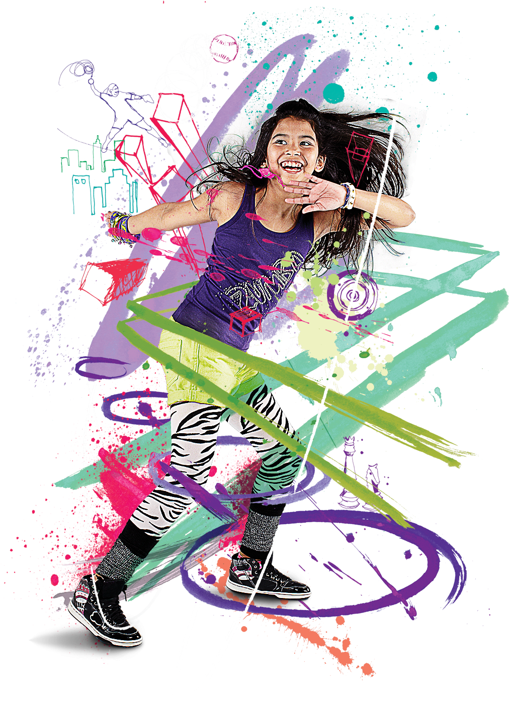 Zumba Gets Kids Moving In 50,000 Classrooms - Zumba Kids Png (1200x1500)