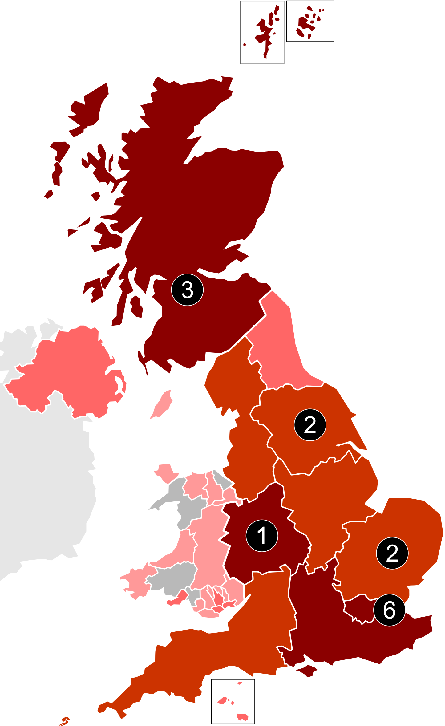 H1n1 United Kingdom Map - Uk Air Pollution Map (1451x2375)