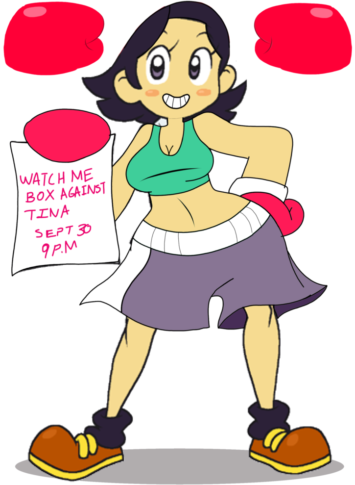 Adeliene The Boxer By Cartoonfemalesboxing - Adeliene (774x1032)