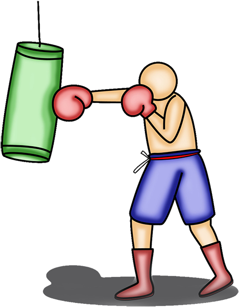 Wii Sports Boxing Glove Athlete - Wii Sports Boxing Glove Athlete (500x614)