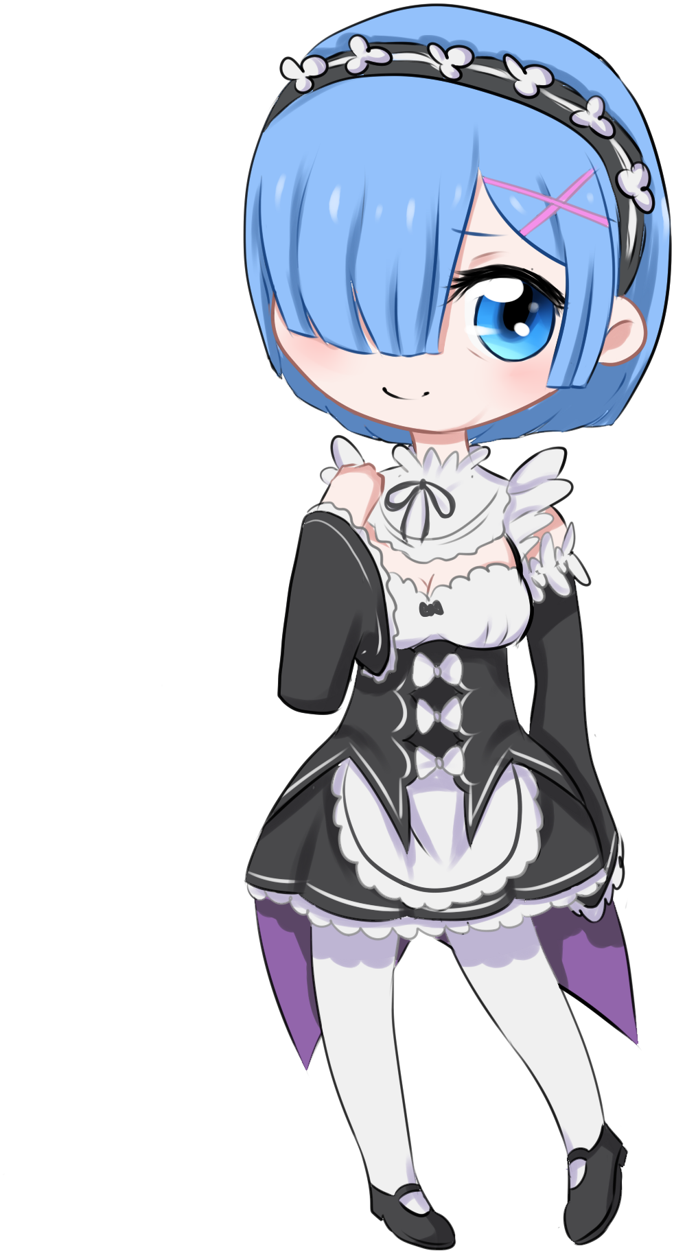 Zero #anime #chibi #kara #hajimeru #isekai - Cartoon (1500x2100)