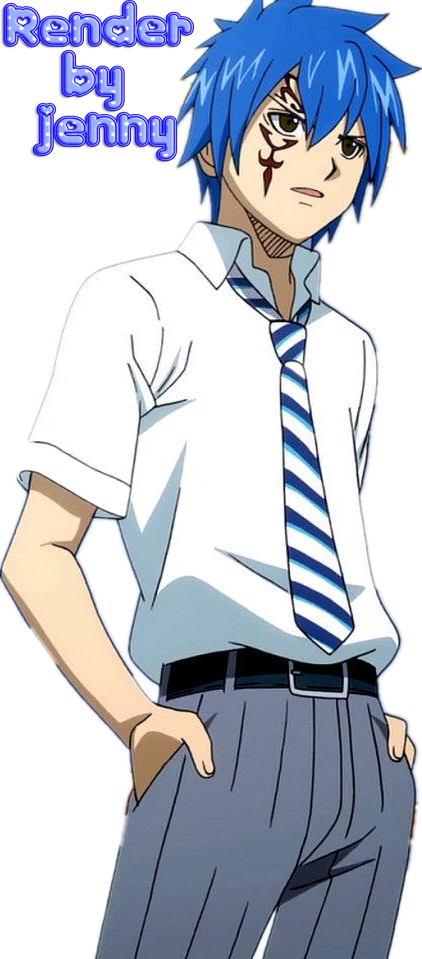 Render Anime Boy By Jenny192 On Clipart Library - Fairy Tail Jellal And Mystogan (422x959)