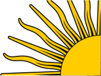 Sunshine Clipart Quarter - Middle Of The Argentina Flag (640x480)