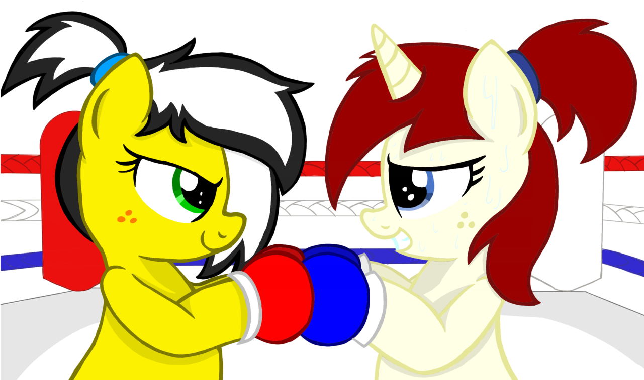 Artist Needed, Boxing Gloves, Boxing Ring, Earth Pony, - Unicorn With Boxing Gloves (1280x765)