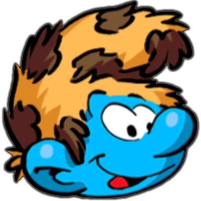Caveman Smurf Was Introduced To The Game With Ios Version - Caveman (400x400)