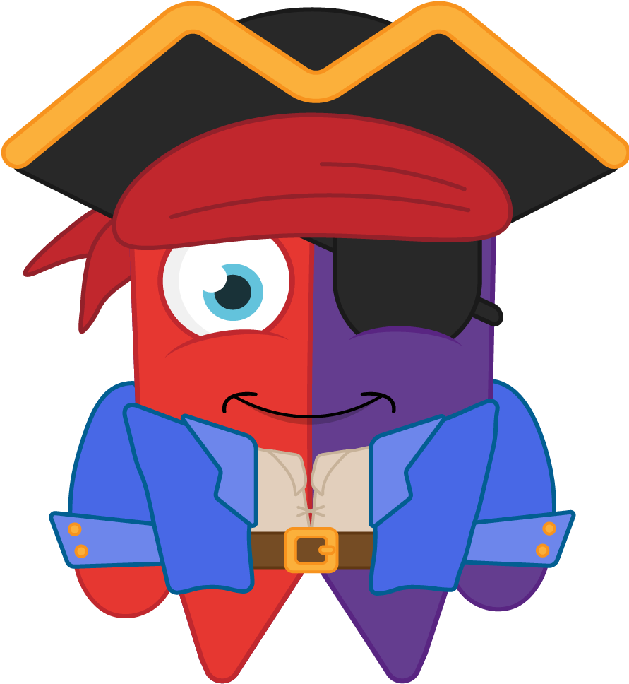 Emile Is Confused On Whether He Wants To Be A Pirate - Cartoon (898x1092)