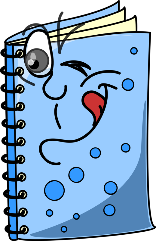 Crayons Stylos - Page - Funny Clipart Of Book Crayon (519x800)