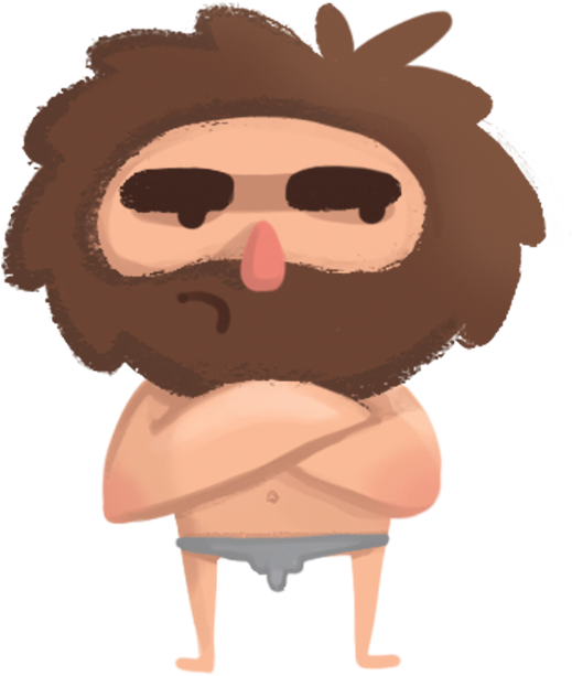 Space Caveman Stickers Messages Sticker-1 - Sticker (618x618)