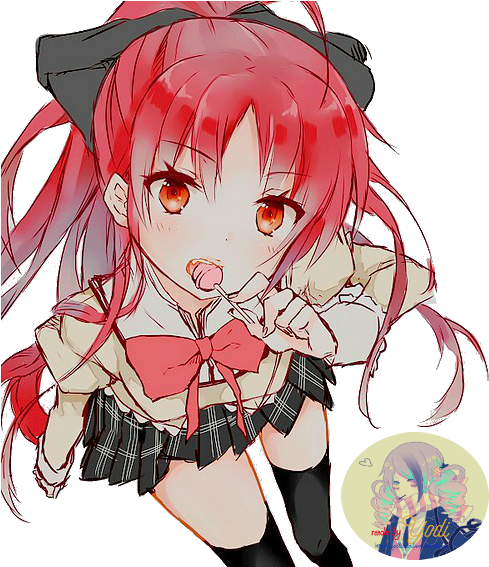 Render Anime Girl - Cartoon (500x566)
