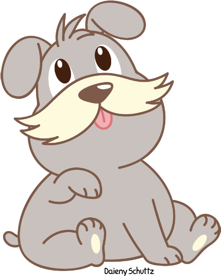 Little Schnauzer 2 By Daieny - Schnauzer (503x620)