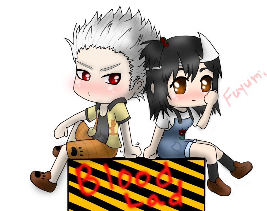 Wolf And Fuyumi 2 By Animewaterfall - Blood Lad Wolf X Fuyumi (900x675)