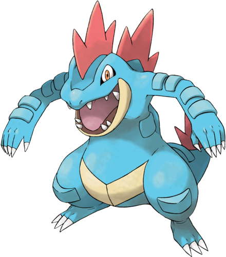 Feraligatr - Water - Pokemon Feraligatr Png (500x500)