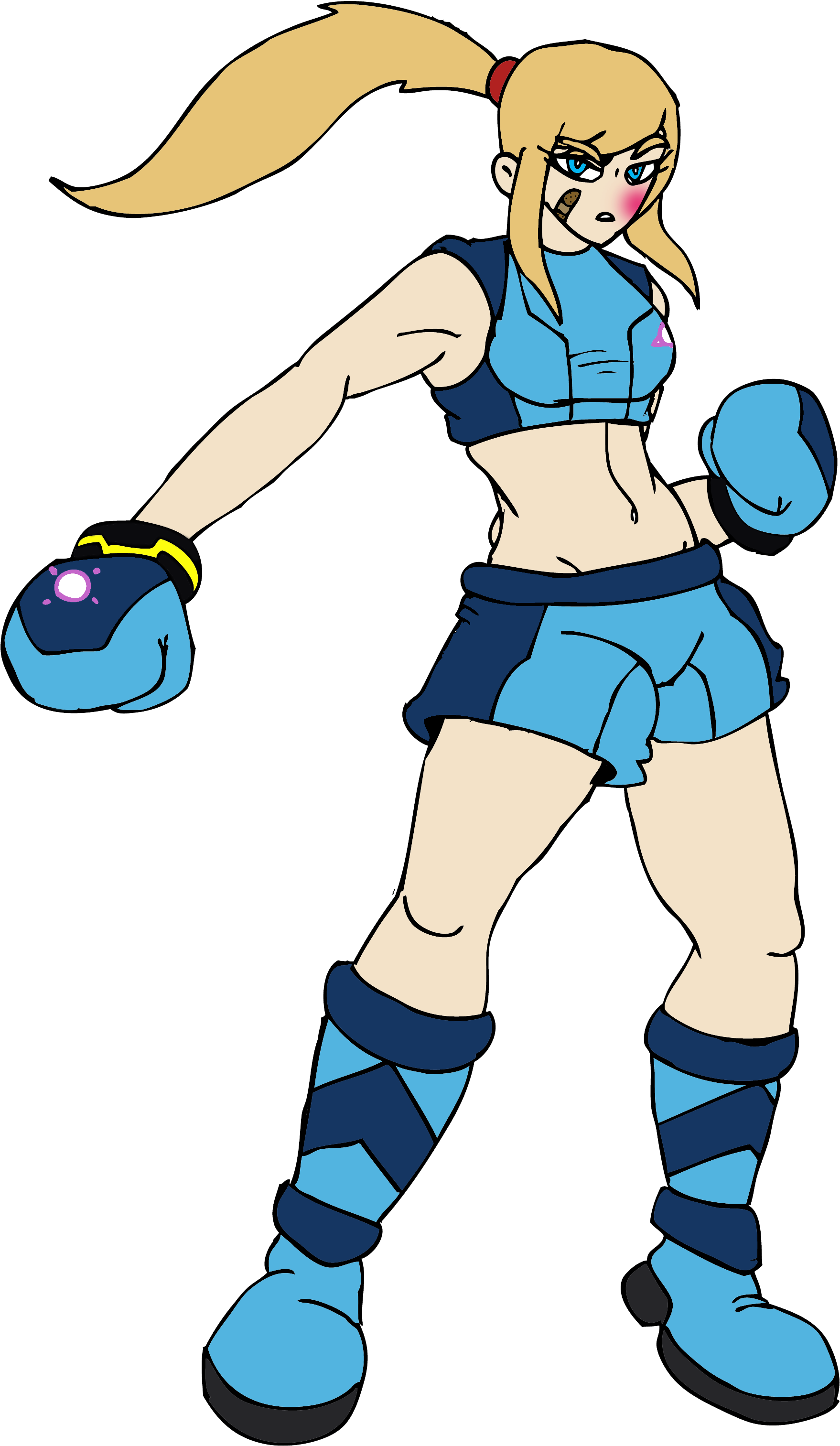 Boxing Champ Samus By Chanman97 Boxing Champ Samus - Boxing (2083x3300)