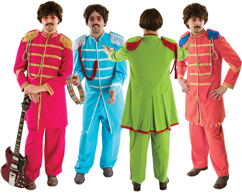 Silhouette Costume - Adult Sgt. Peppers Blue Costume (900x647)