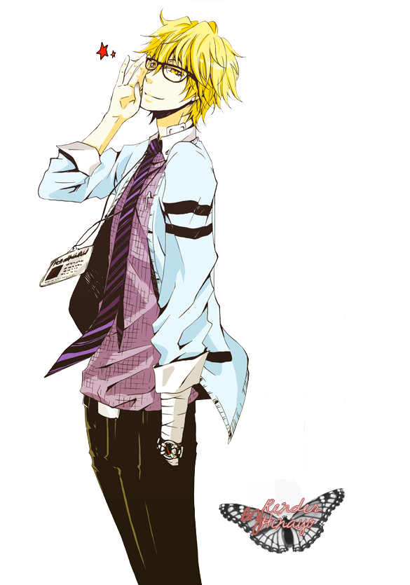 What Do You Think By Demoon-king - Male Teacher Anime Png (600x834)