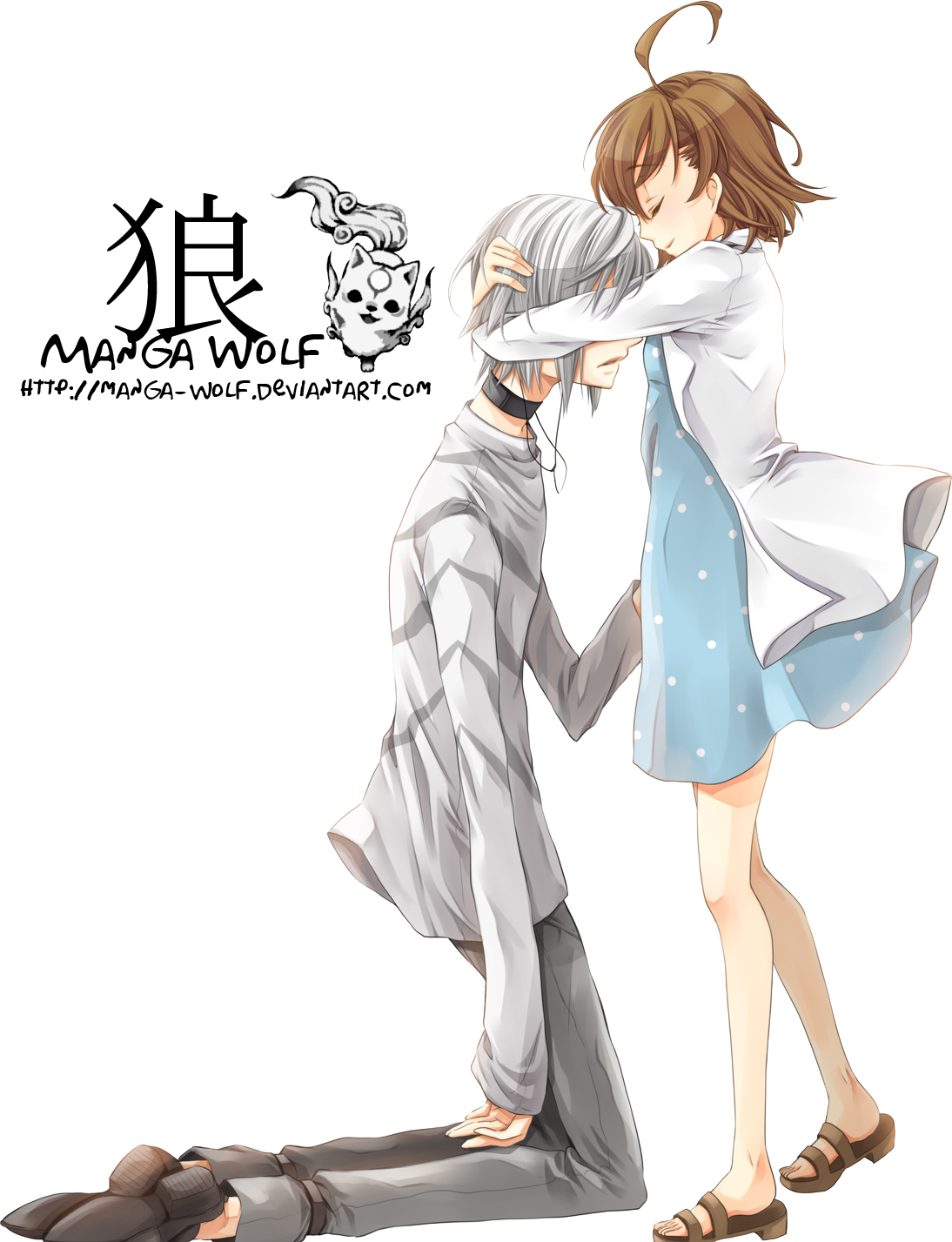 Accelerator Mikoto Misaka A Certain Magical Index Anime - Wolf And Girl Manga (1094x1427)