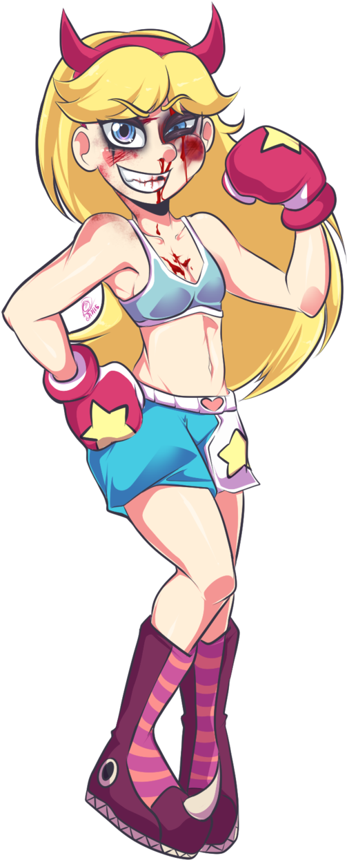 [commission] Victory To Star Butterfly By Trina-draws - Cartoon (632x1265)