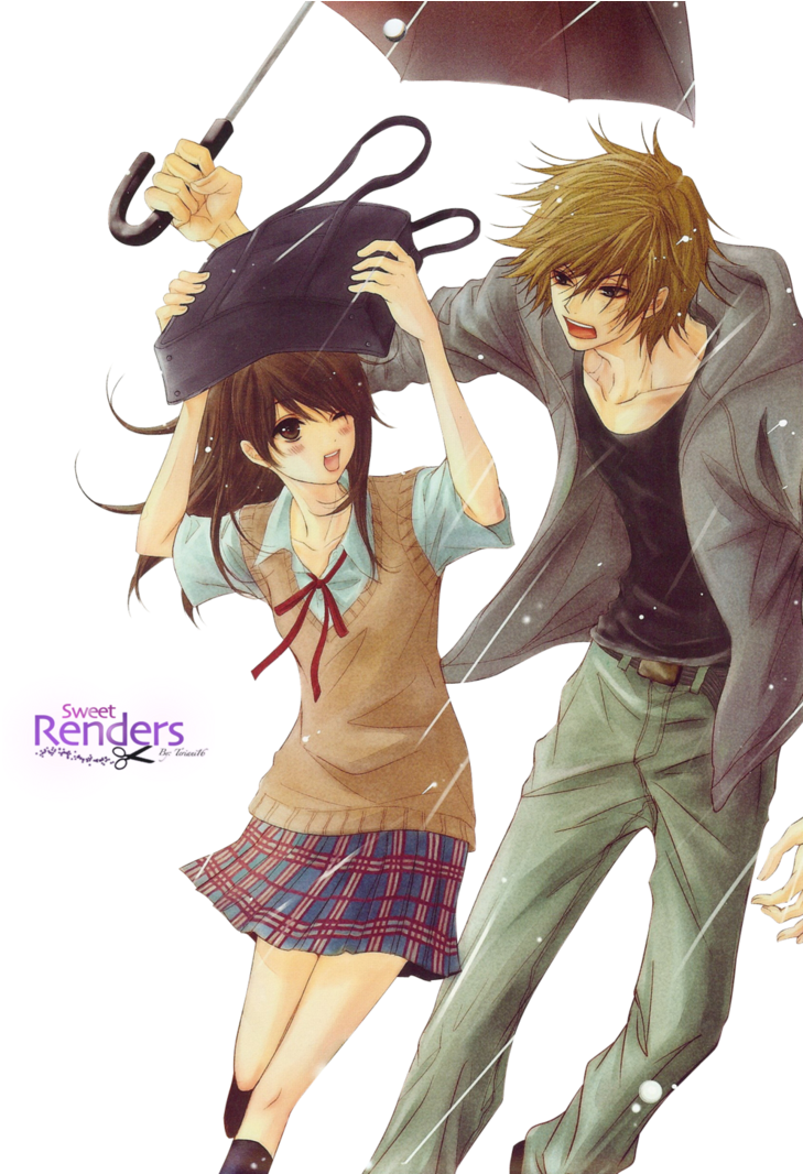 Boyxgirl By Teriani16 On Deviantart - Anime Couple School Uniforms (751x1065)