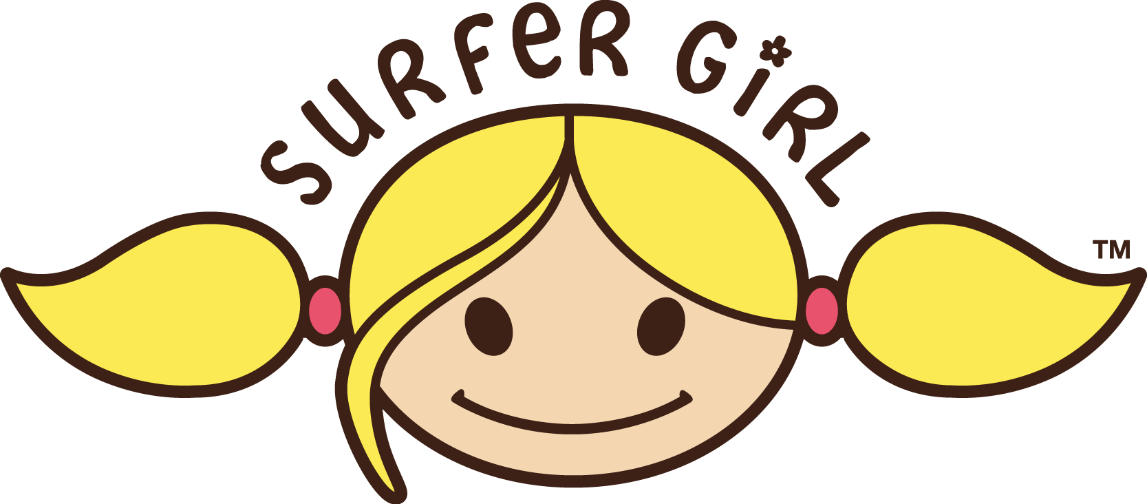 Surfergirl - Surfer Girl Logo Png (1667x732)