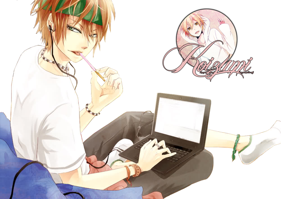 Anime Boy Render By Lkoizumil - Anime Writing Render (900x636)
