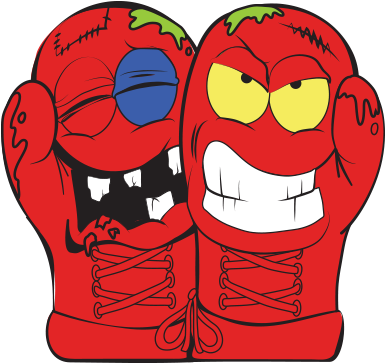 Busted Boxing Gloves 1 - Grossery Gang Busted Boxing Gloves (400x400)