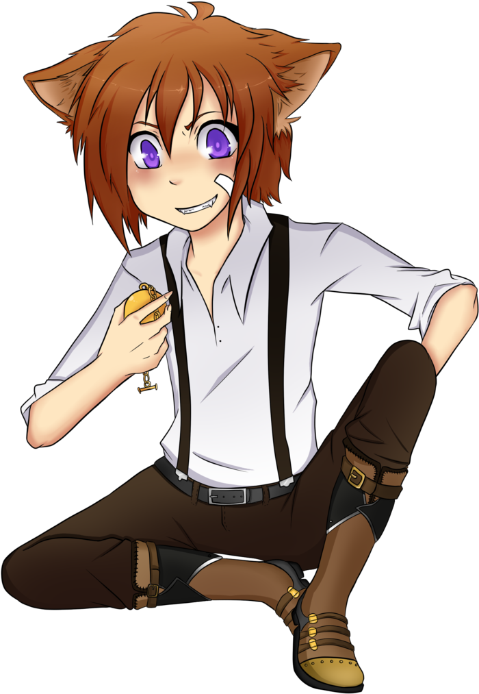 Wolf Boy Colored By Naivesagittarian On Deviantart - Anime Wolf Boy Transparent (900x1060)