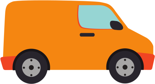 Delivery Van Vehicle Isolated - Transport (550x550)