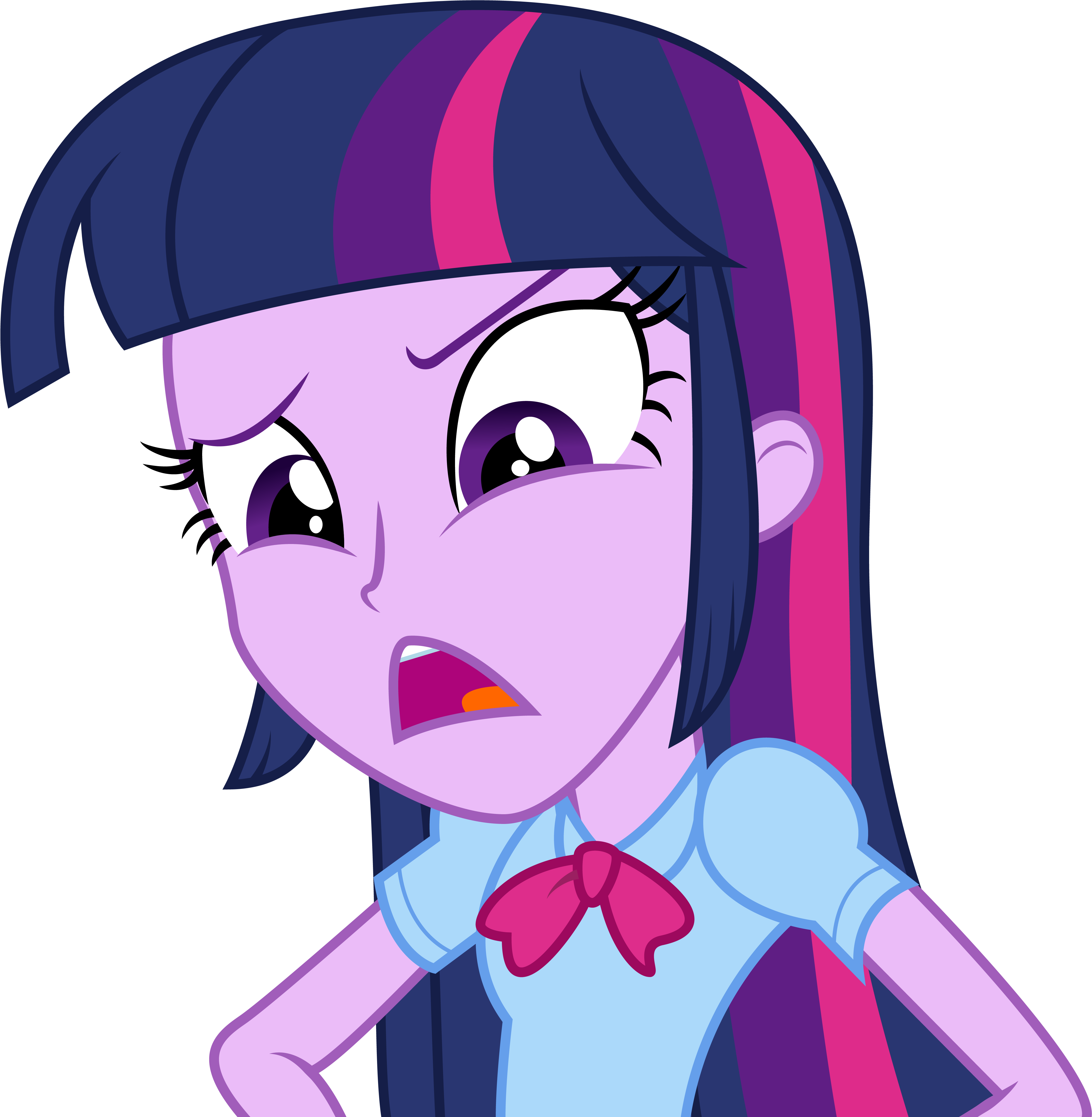 Twilight Not Amused By Illumnious Twilight Not Amused - Equestria Girls Mad Twilight (4744x4730)