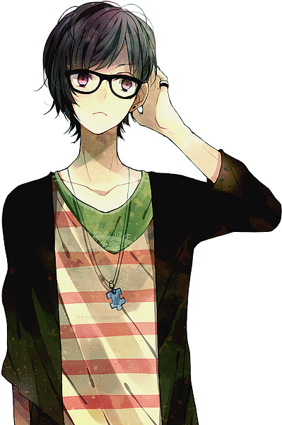 Anime, Boy, And Glasses Image - Anime Boy Transparent Background - (500x600) Png Clipart Download Anime, Boy, And Glasses Image - Anime Boy Transparent Background - (500x600) Png Clipart Download