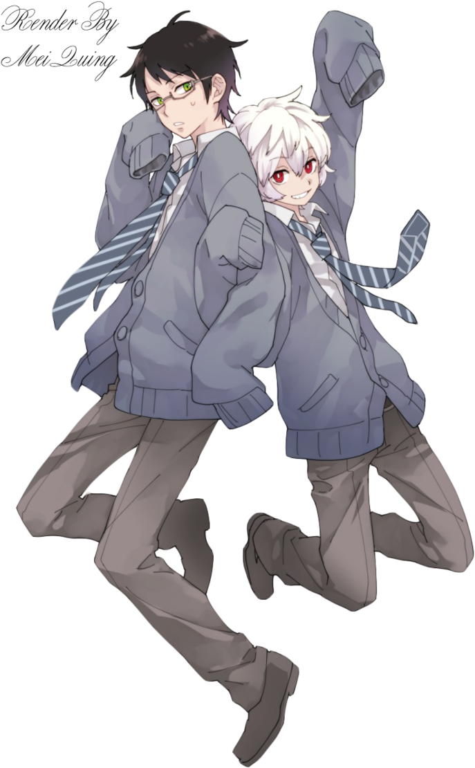 Render [ - World Trigger Yuma X Osamu (710x1124)