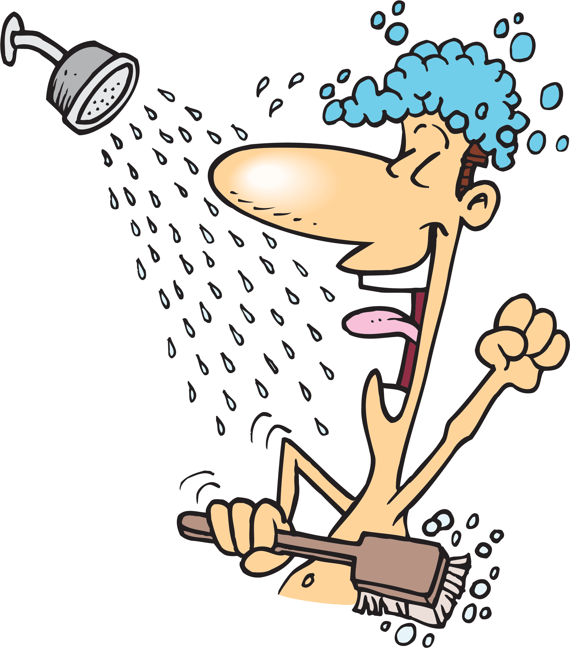 Shower ~ Shower Clipart Do Not Have Photo Ideas Or - Go Take A Shower (2000x2261)