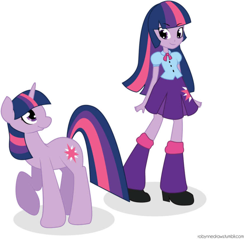 Twilight Sparkle By Robynneski - Muj Maly Pony Equestria Girl (963x829)