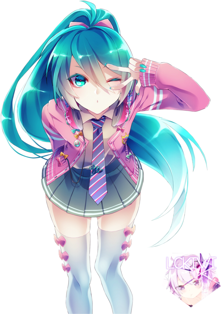 [original] Anime Girl Render By Lckiwi - Anime Girl Transparent Png (774x1032)