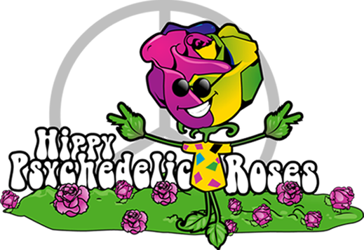 Hippy Psychedelic Roses - Hippy Psychedelic Roses (519x357)
