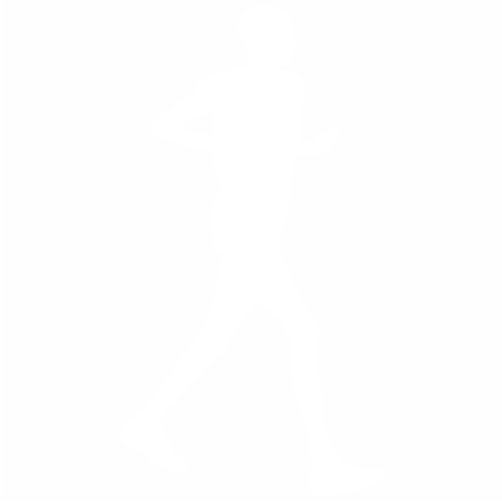 Runner - Running Evolution Rectangle Magnet (1325x1325)