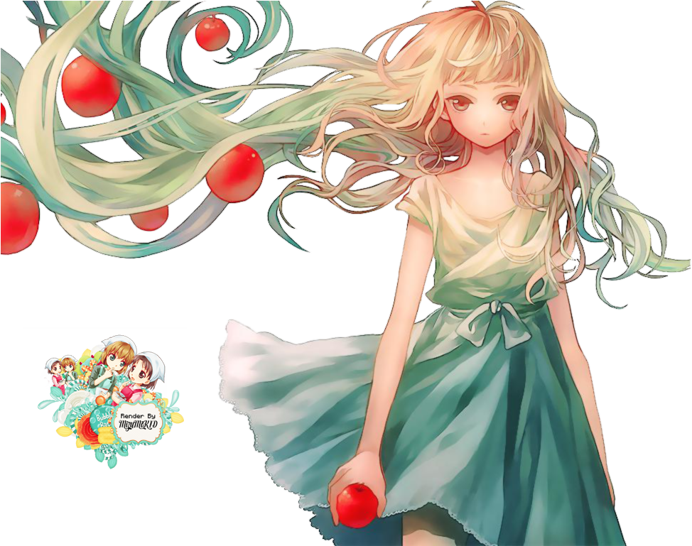 Render] Anime Girl 12grace-mk On Deviantart - Anime Girl My Idea (1024x768)