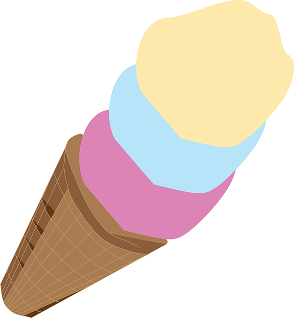 Lastly, But Not The Least, The Background Image For - Ice Cream Cone (600x648)