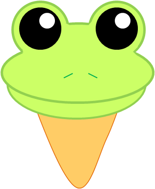 Froggy Ice Cream By Cutycandy27 - True Frog (316x384)