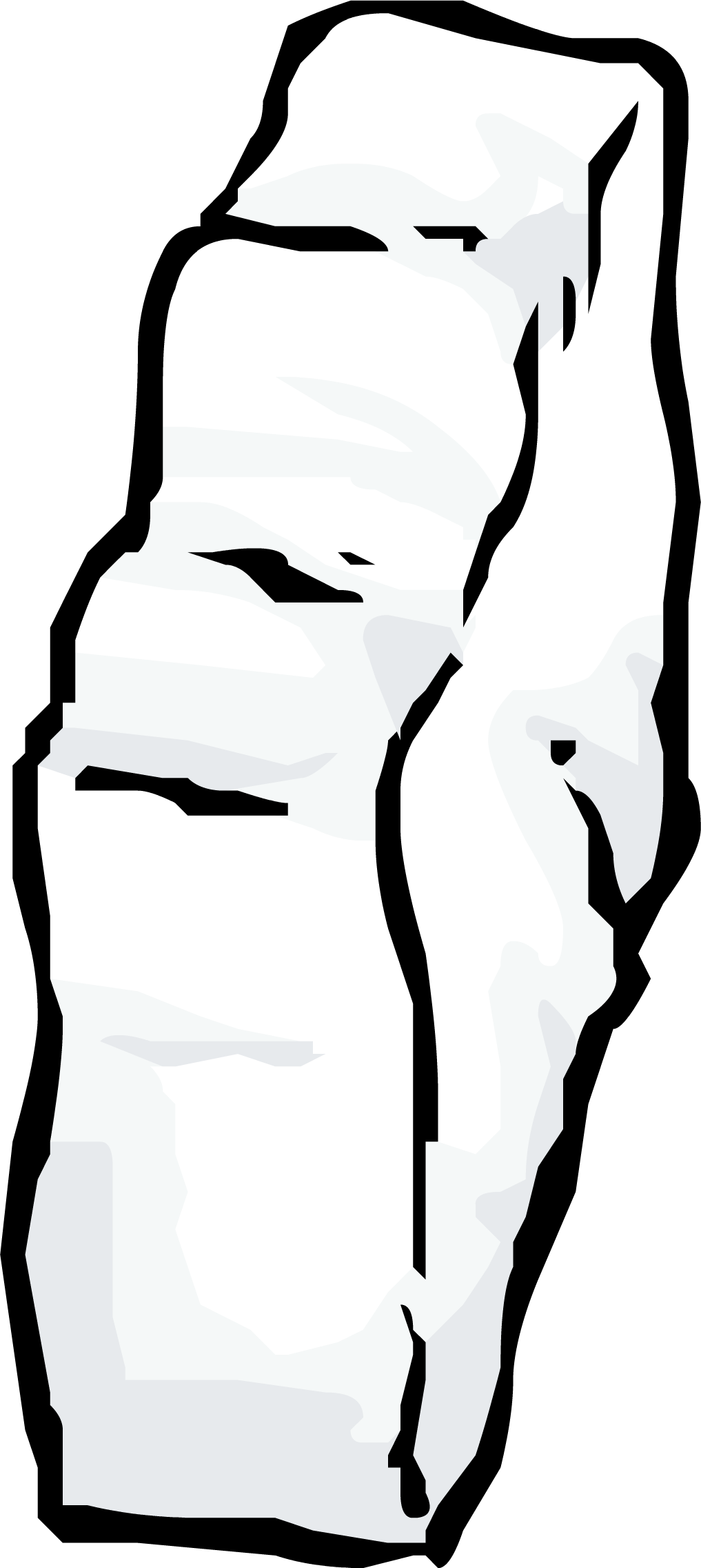 Snow Wall Sprite 004 - Snow Wall Sprite 004 (1017x2272)