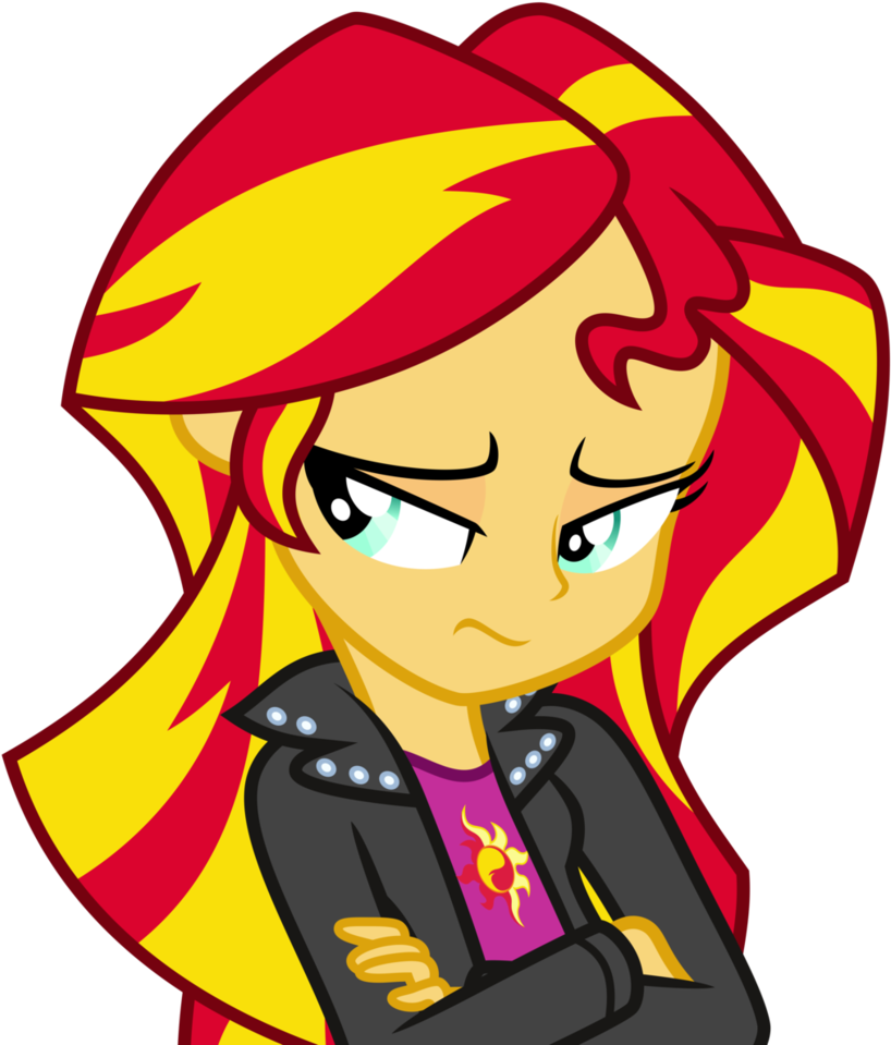 None Taken Again By Decprincess On Deviantart Sunset - Sunset Shimmer None Taken (827x965)