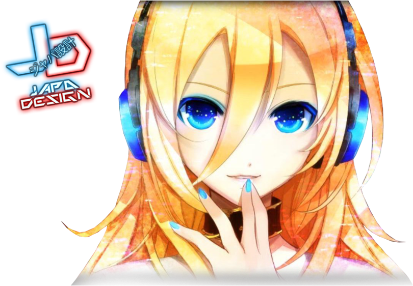 Headphone Girl By Xjapadesign On Deviantart - Anime Chicas Con Audifonos (1024x576)